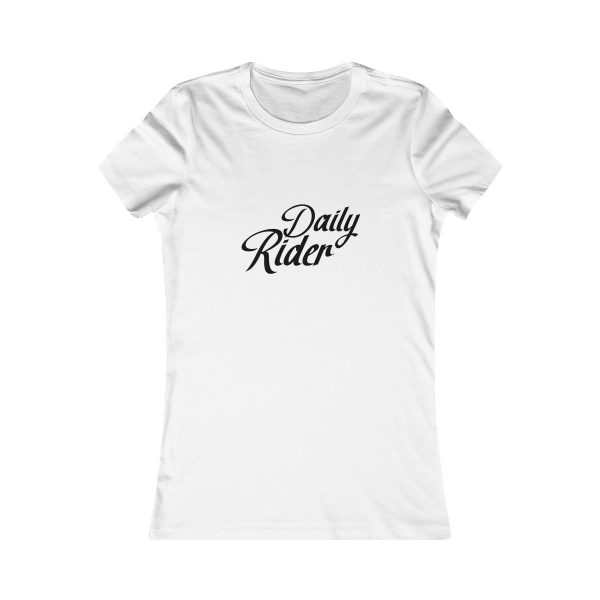 Daily Rider Quote Saying Womens Favorite Tee Adventure Getting Dirty Horse - Image 2