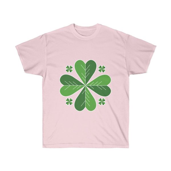 Stylish Four Leaf Clover Unisex Ultra Cotton Tee T-Shirt St. Patrick’s Day Leprechaun - Image 8