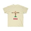 California Santa Ana John Wayne Airport Orange County Airport SNA Ultra Cotton Tee T-Shirt Airplane California Flag - Image 6