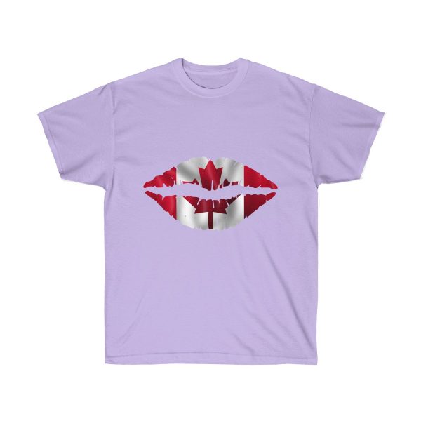 Canada Flag Kiss Lips Solid Print Ultra Cotton Tee T-Shirt - Image 8