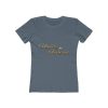 Highly Favored Quote Womens The Boyfriend Tee Special - Image 8