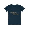 Highly Favored Quote Womens The Boyfriend Tee Special - Image 9