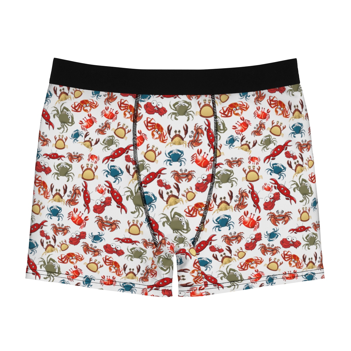 Got Crabs? Funny Men’s Boxer Briefs White STD Fishermen | IceCap Designs