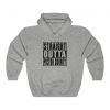 Straight Outta Pictou County Black Logo Unisex Heavy Blend Hooded Sweatshirt - Image 3