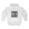 Straight Outta Pictou County Black Logo Unisex Heavy Blend Hooded Sweatshirt