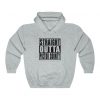 Straight Outta Pictou County Black Logo Unisex Heavy Blend Hooded Sweatshirt - Image 6