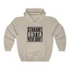Straight Outta Pictou County Black Logo Unisex Heavy Blend Hooded Sweatshirt - Image 2