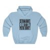 Straight Outta Pictou County Black Logo Unisex Heavy Blend Hooded Sweatshirt - Image 7
