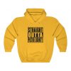 Straight Outta Pictou County Black Logo Unisex Heavy Blend Hooded Sweatshirt - Image 4