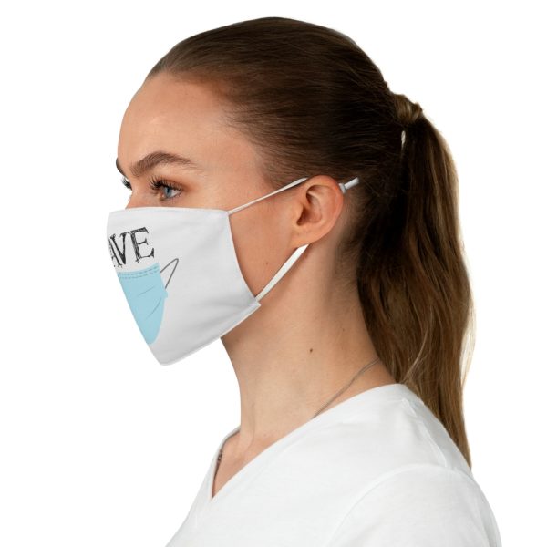 "SLAVE" Of The Face Mask Dark Print Fabric Face Mask Government Virus - Image 3