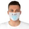 "SLAVE" Of The Face Mask Dark Print Fabric Face Mask Government Virus - Image 4