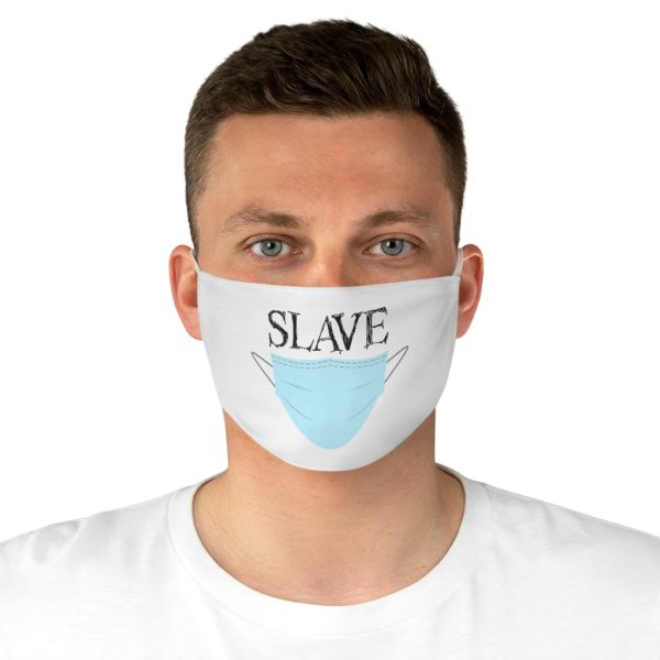 "SLAVE" Of The Face Mask Dark Print Fabric Face Mask Government Virus - Image 4
