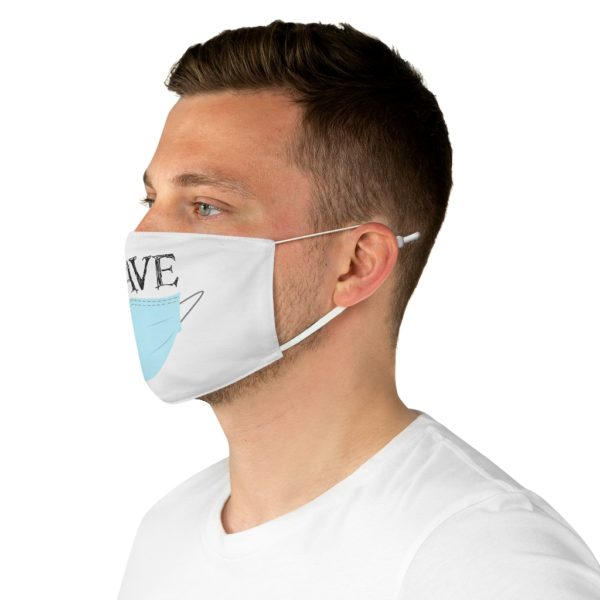 "SLAVE" Of The Face Mask Dark Print Fabric Face Mask Government Virus - Image 5